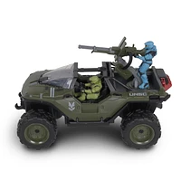 Jouet radiocommandé NKOK "Battle Hog" UNSC Warthog (MC et Spartan Mark VII)