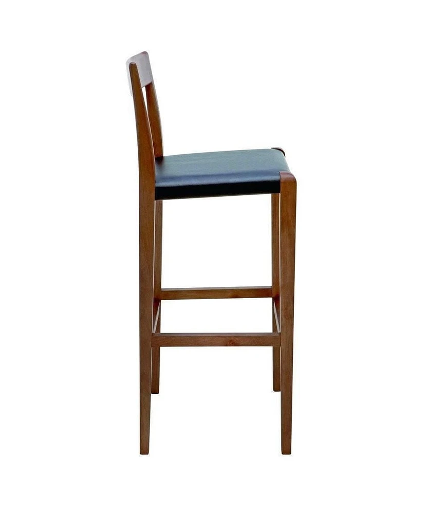 Heavenly Collection Tabouret de Comptoir en Noyer