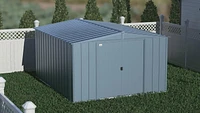 Arrow Abri de rangement classique en acier, 10 x 12, bleu gris