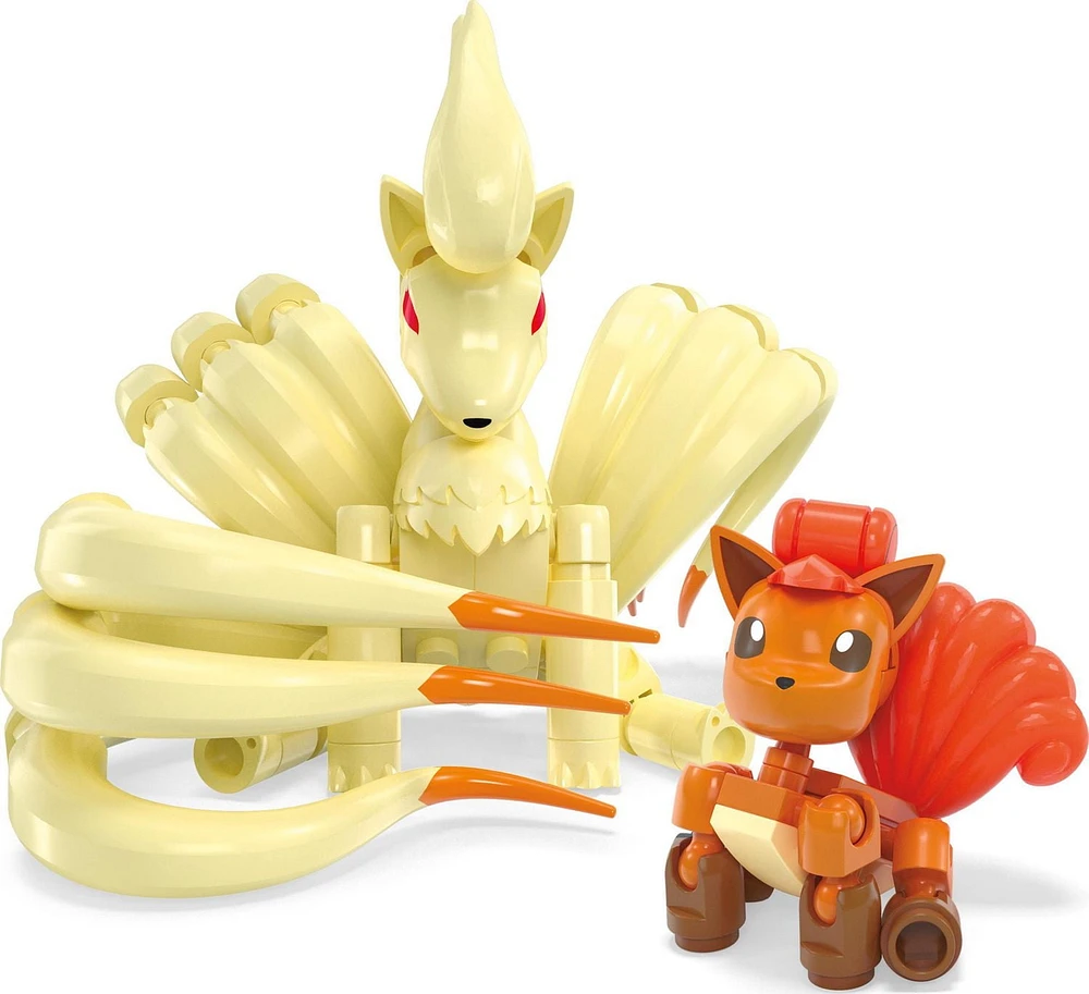 MEGA Pokémon Coffret Évolution Goupix (145 pièces), 2 figurines Âges 7+