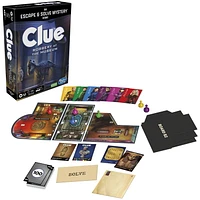 Clue Vol au musée, jeu d'enquête façon Escape Game, jeu de plateau coopératif familial, à partir de 10 ans, 1 à 6 joueurs