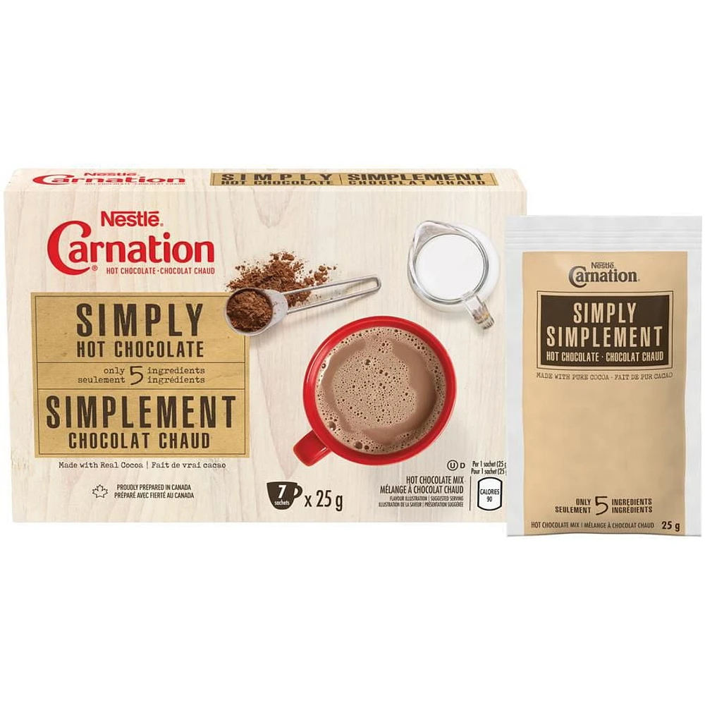 NESTLÉ CARNATION Simply Hot Chocolate 7 x 25g