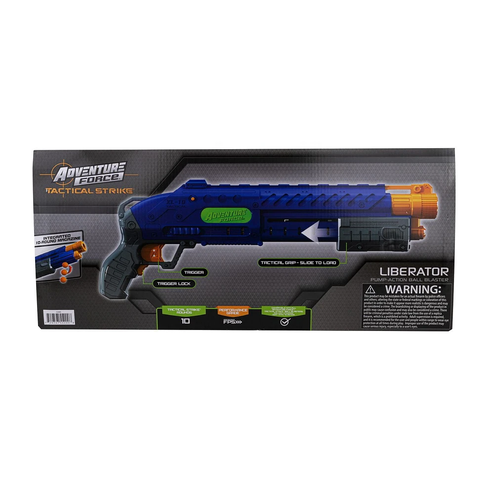 Adventure Force Tactical Strike Liberator Ball Blaster à ressort