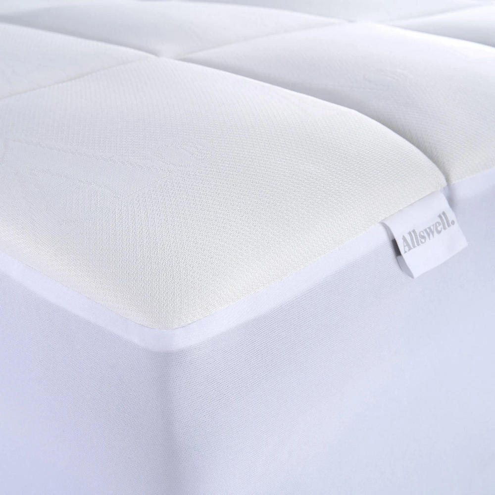 Allswell Washable Gel Memory Foam Mattress Pad, Double