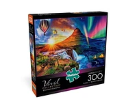 Buffalo Games - Vivid Collection - Icelandic Mountain - 300 Piece Jigsaw Puzzle