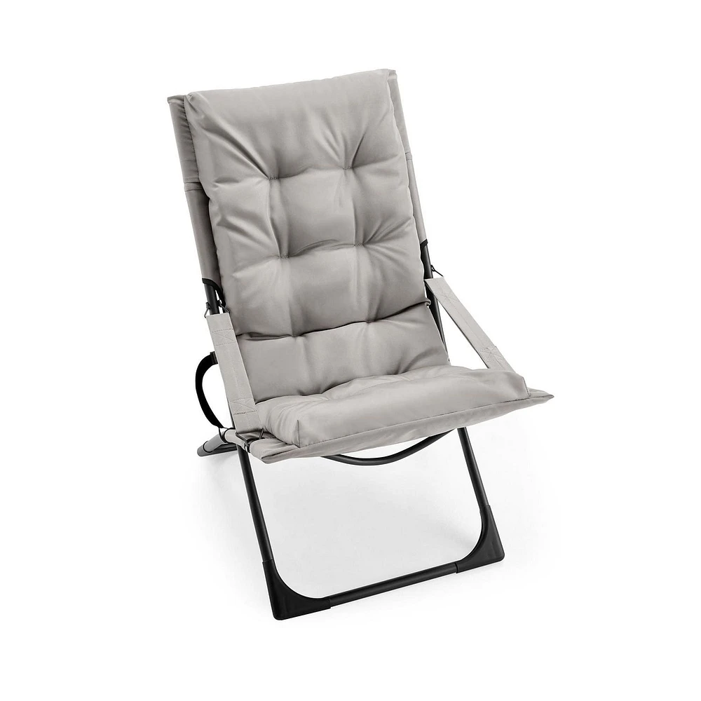 Chaise de patio pliante 2-en-1 Mainstays Coussins amovibles