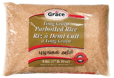 Riz à grains longs Grace, 8kg Sac Riz à grains longs Grace, 8kg Sac