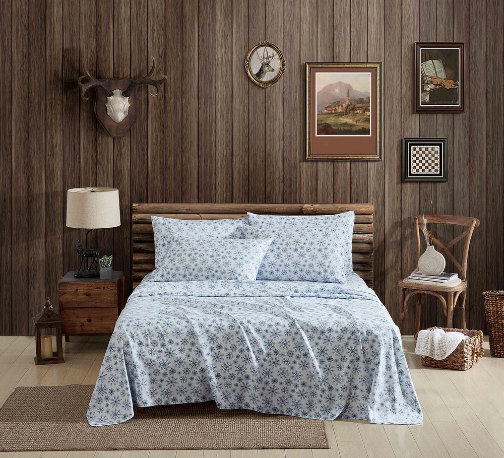 Ensemble de draps en flanelle de polyester imprimé Coleman