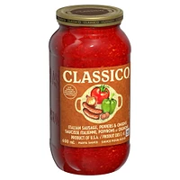Classico Tomate saucisse Italienne Poivron Oignon 600ML Classico Tomate saucisse Italienne Poivron Oignon 600ML