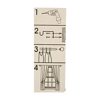 Set De Pôle Drapé 25 / 28Mm (Sigma - Nickel) (48-84)