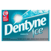 Dentyne Ice Avalanche, Sugar Free Gum, 1 Pack (12 Pieces)