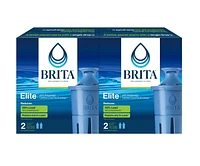 Filtre de rechange Brita Elite, réduit plus de 30 contaminants tout en conservant les minéraux sains, certifié par la WQA pour la réduction du plomb, des microplastiques, du chrome et du chlore, dure