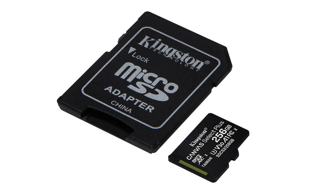 Kingston Canvas Select Plus microSDXC 256GB Flash Card