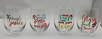 2021 verre à vin de Noël