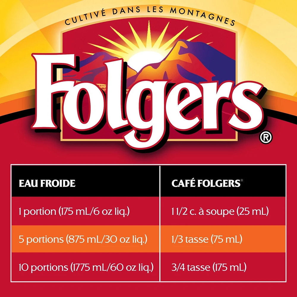 Folgers Black Silk Ground Coffee 750g