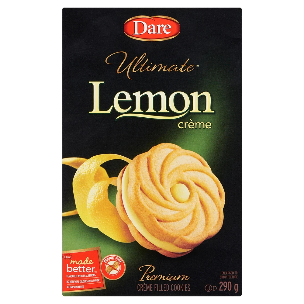 Dare Ultimate Lemon Crème Cookies, 290 g