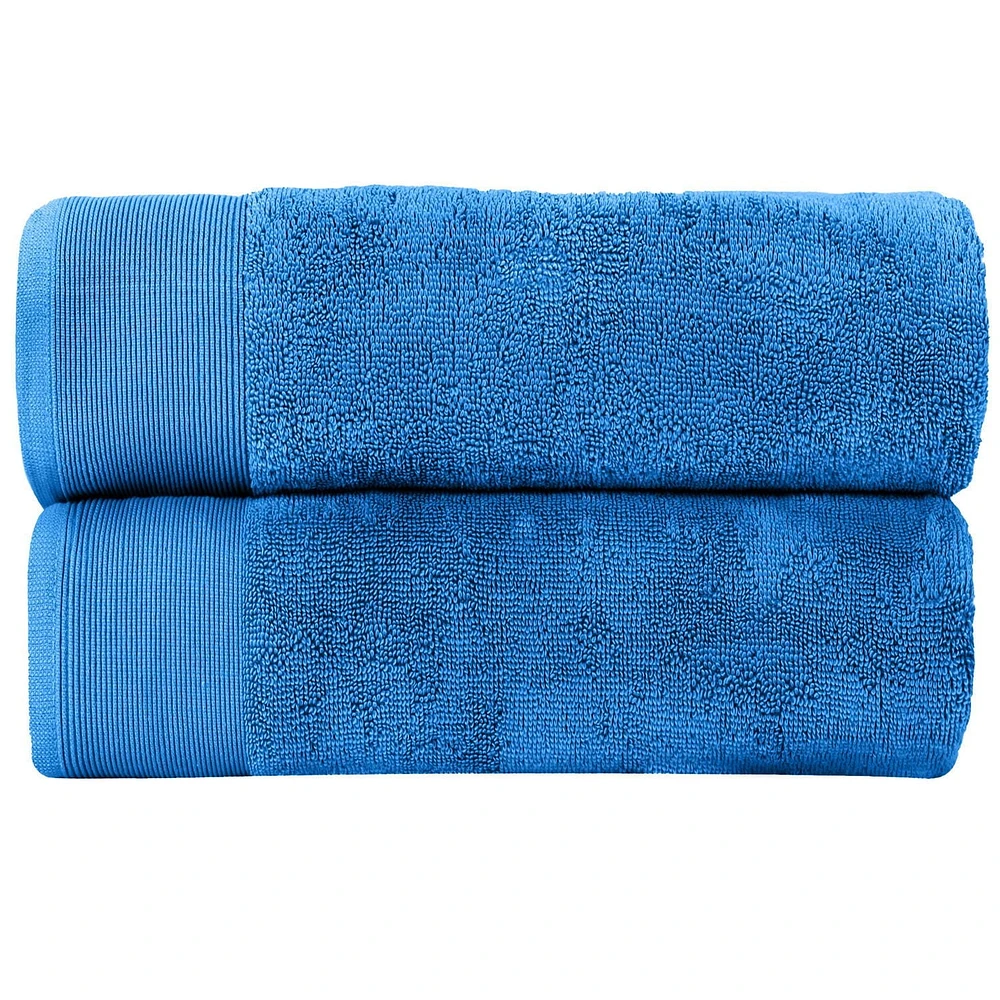 Camelot 2 Piece 600 GSM Zero Twist Cotton Bath Towel Set
