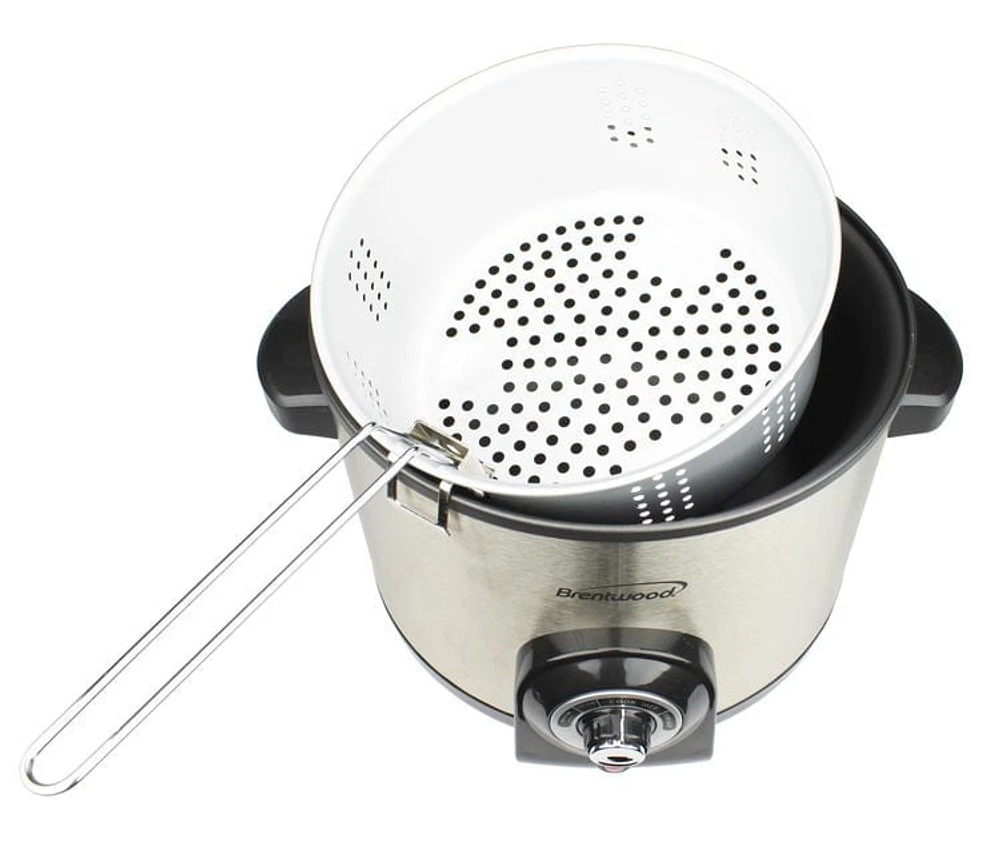 Friteuse Brentwood 5QT - SS/BLK