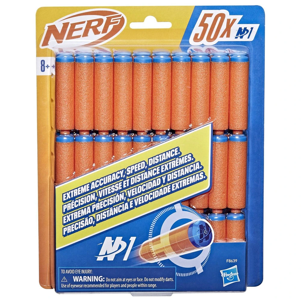 Nerf N Series N1 Darts 50x, Ages 8 and up