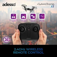 Adesso CyberDrone X1 - Drone d'entrée de gamme 720P