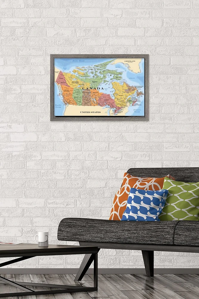 Map - Canada Wall Poster