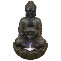 Angelo Décor 22-inch Buddha Fountain