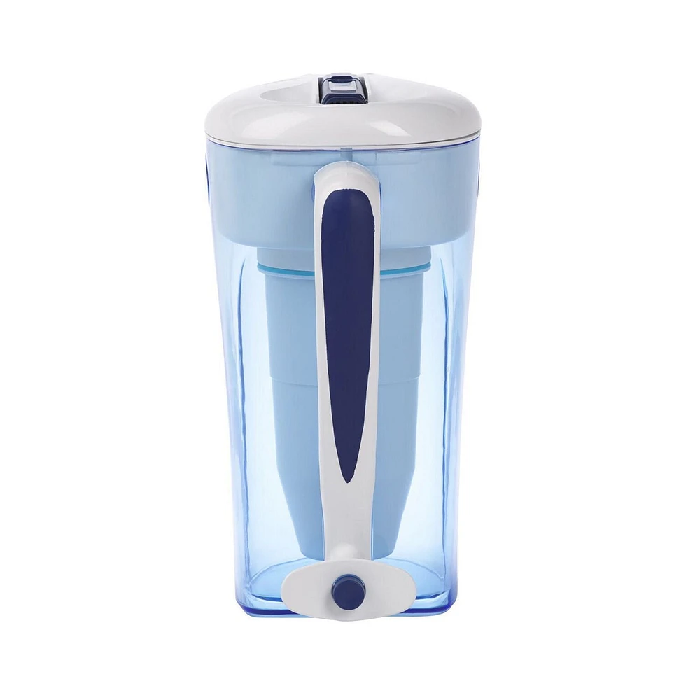 Système de filtration de versement en pichet ZeroWater à 12 tasses avec Indicateur électronique TDS gratuit