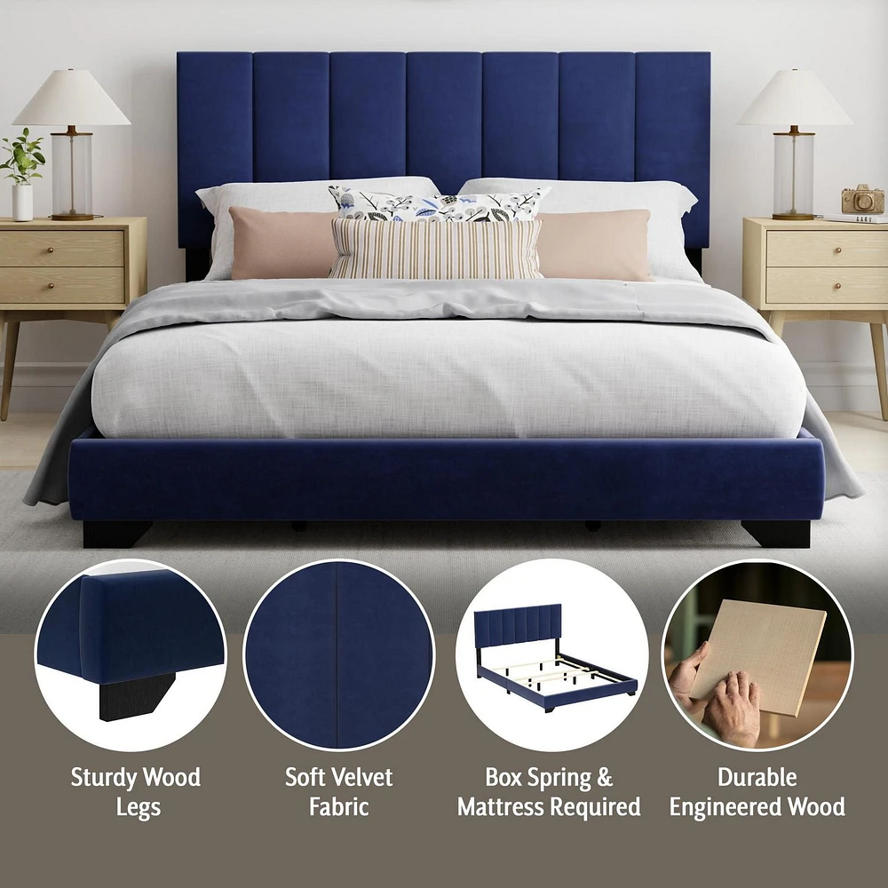 Lit rembourré Reece, par Hillsdale Living Essentials