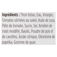 Thon pâle émietté CLOVER LEAF® - tomates séchées au soleil et basilic 85g