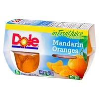 Dole Mandarin Oranges Fruit Juice, 4 x 107 mL