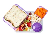 Bento et contenant pour aliments de la collection Sistema To Go, 6,9 tasses, clair, couleurs assorties 1,65 l, Les couleurs varier.