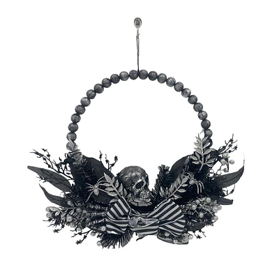 SLIVER SKULL WREATH