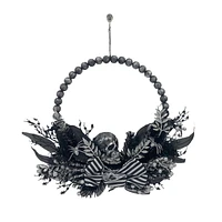 SLIVER SKULL WREATH