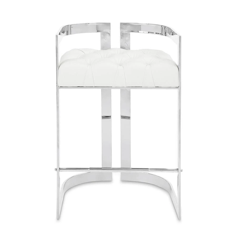 Tabouret de comptoir avec accoudoirs incurvés Home Gear