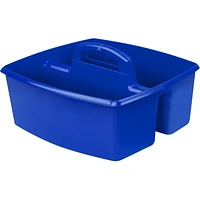 Storex Panier de rangement avec poignée / Grande taille/ Bleu(6 unités/paquet)