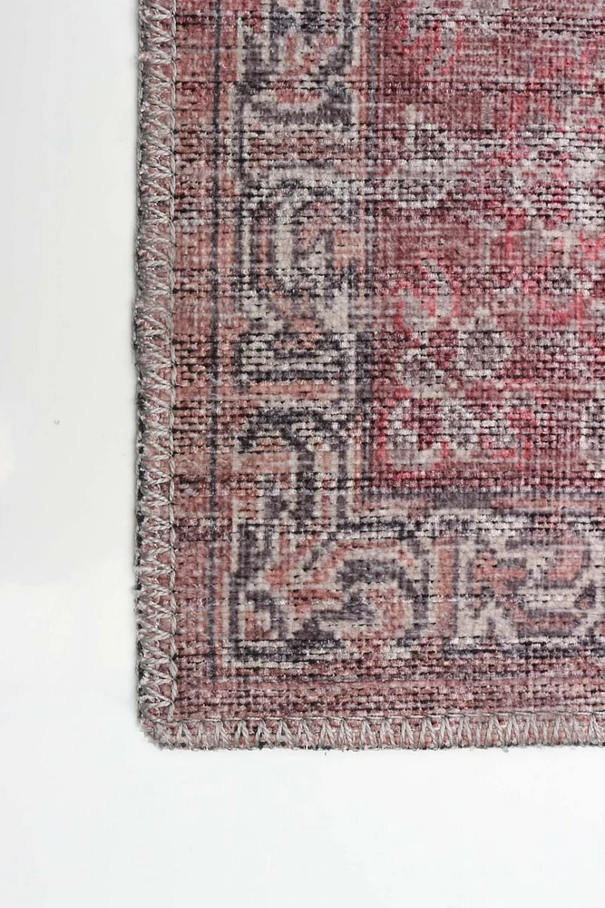 ECARPET Heriz Indoor Area Rug Flatweave Carpet for Living Room, Bedroom, Eco Friendly, Machine Washable