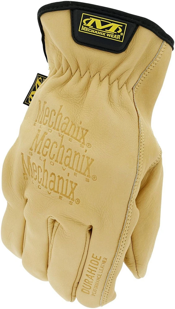 Mechanix Wear DuraHide™ Leather Cow Driver Work Gloves (Small, Tan)
