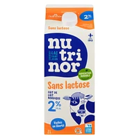 2L lactose free milk 2% Nutrinor, Made with Nordic milk