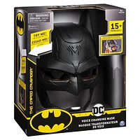 BATMAN, Masque transformateur de voix avec plus de 15 effets sonores, pour les enfants à partir de 4 ans