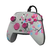 PDP Rematch Wired Controller - Cherry Blossom Glow in the Dark for Xbox Series S X
