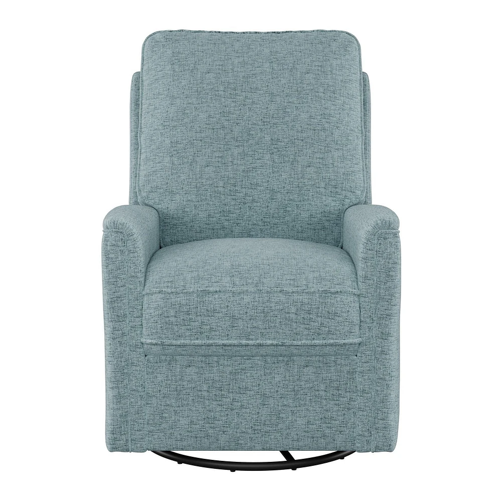 Jasmine Upholstered Swivel Glider Recliner Chair
