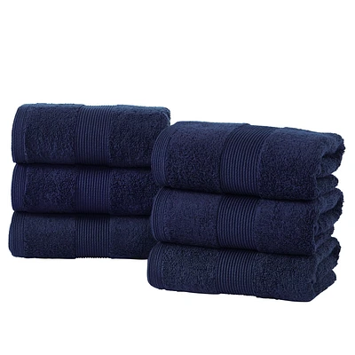 Fabstyles Super Soft and Absorbent Hand Towel, Luxury Hand Towels for Spa, Home, and Hotel, Quick Dry Hand Towels, Set of 6