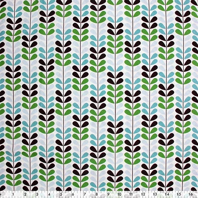 Fabric Creations Vertical Vine Canvas Pre-Cut Fabric - 42" x 72" / 1.1 m x 1.8 m