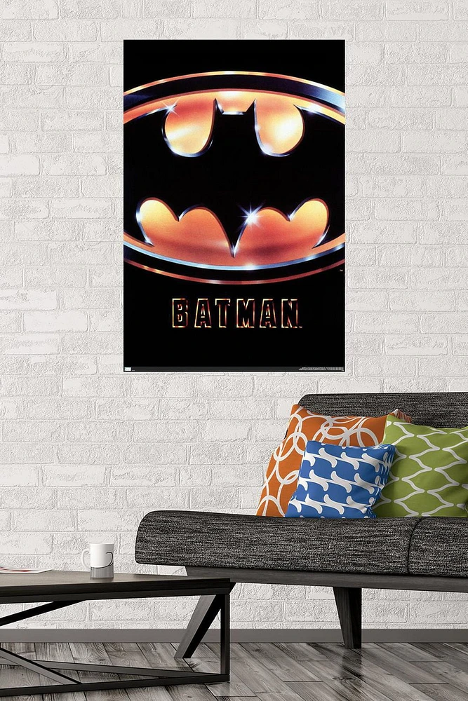 DC Comics Movie Batman (1989) - Logo One Sheet Wall Poster, 22.375" x 34"