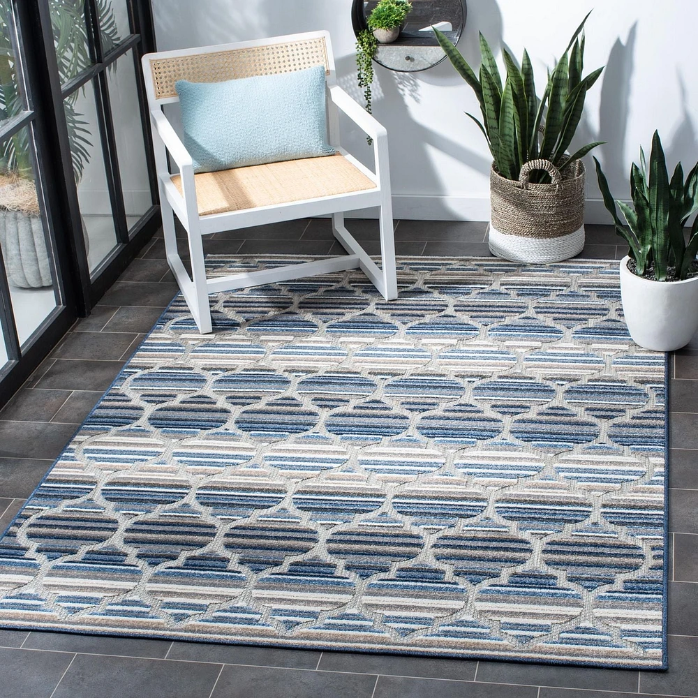 Safavieh Cabana Rorie Tapis Géométrique Extérieur