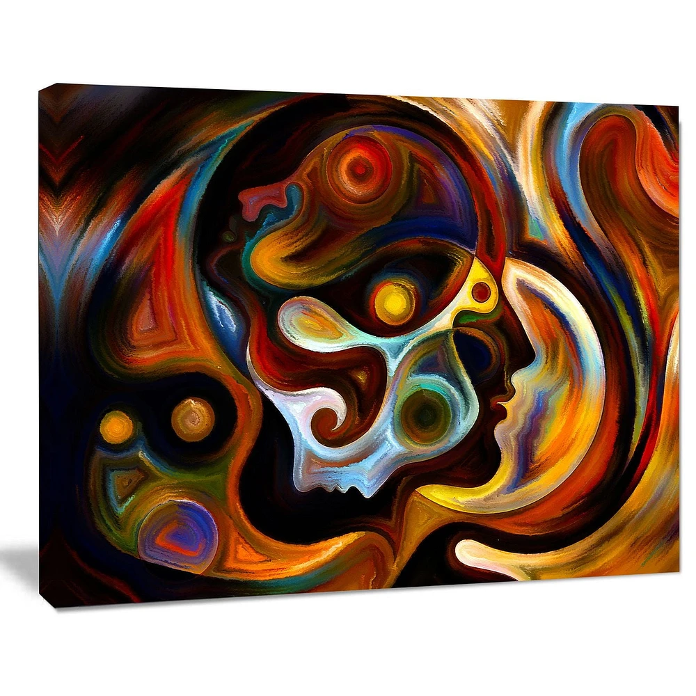Impression sur toile « Perspectives Of Inner Paint » Design Art