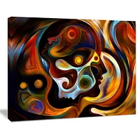 Impression sur toile « Perspectives Of Inner Paint » Design Art