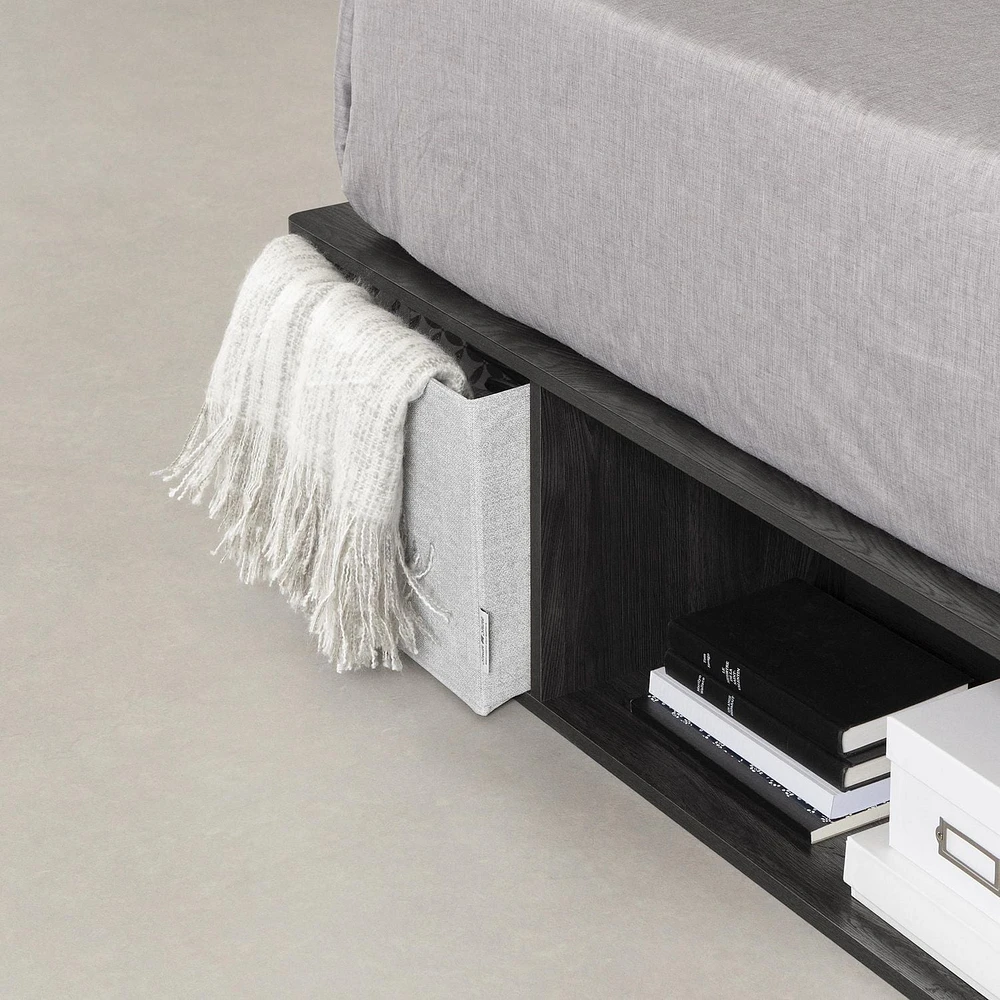Lit plateforme avec paniers de la collection Flexible South Shore