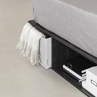 Lit plateforme avec paniers de la collection Flexible South Shore