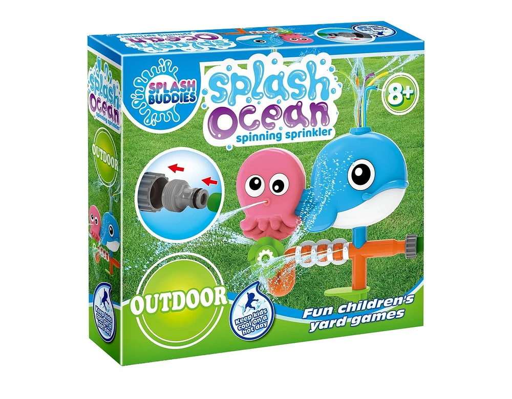 Splash Buddies Outdoor Sprinkler Whale Sprayer